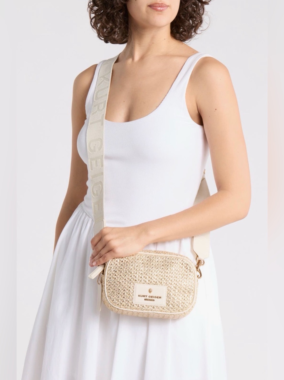 Kurt Geiger
London
Chiswick Faux Raffia
Camera Bag